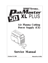 ESAB PakMaster™ 100 XL™ Plus Air Plasma Cutting Power Supply (CE) User manual