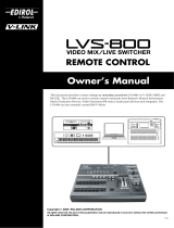 Roland V-Link LVS-800 Owner's manual