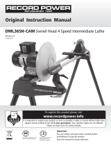 Record Power DML36SH-CAM Original Instruction Manual