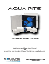 Goldine Controls Aqua Rite Salt Chlorination Operating instructions