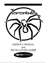 Soundstream Tarantula Limited Edition Owner's Manual And Installation Manual