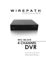 Wirepath WPS-100-DVR Owner's manual