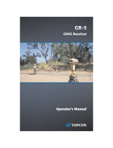 Topcon GR-5 User manual