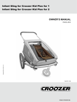 Croozer Vauvanistuin Kid Plus 2014 Owner's manual