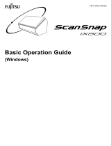 Fujitsu ScanSnap iX500 Operating Instructions Manual