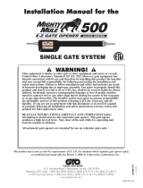 GTO Mighty Mule 500 Installation guide