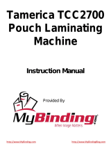 MyBinding Tamerica TCC2700 User manual