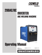 CIGWELD Weldskill 200AC/DC Inverter Arc Welding Machine User manual