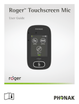 Phonak Roger Touchscreen Mic User manual