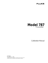 Fluke 787 ProcessMeter Digital Multimeter User manual