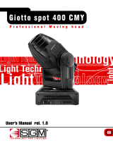 SGM Giotto Spot 400 CMY User manual