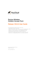 Ruckus Wireless ZoneFlex T300e User manual