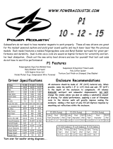 Power Acoustik P1-12W Owner's manual