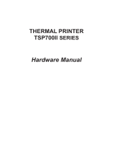 Star Micronics TSP700II Series User manual