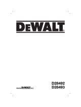 DeWalt D28492 T 5 Owner's manual
