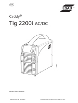 ESAB Caddy Tig 2200i AC/DC User manual