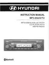 Hyundai MP3-05G User manual
