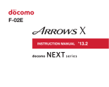 Docomo F-02E Arrows X User manual
