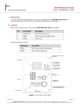 Talk-a-Phone VOIP-500 Series Installation guide