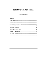 Biostar P31-A7 Bios Manual