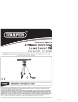 Draper Laser Level Kit Operating instructions