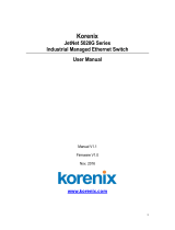 Korenix JetNet 5020G Series User manual