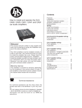 DLS CA22 Owner's manual