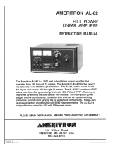 AMERITRON AL-82 User manual