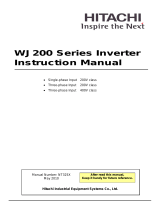 Hitachi WJ200 Series Software User manual
