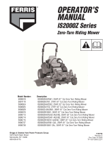 Ferris Industries IS2000ZKAV2561 User manual