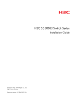 H3C S5500-EI Series Installation guide