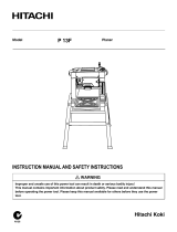 Hitachi P13F User manual