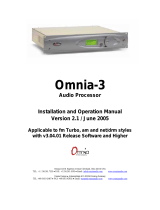 Omnia 3 Operating instructions