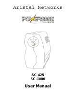 Aristel PowerBank SC-425 User manual