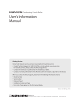 Navien NCB-210 User's Information Manual