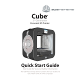 3D Systems Cube 3rd Generation Quick start guide