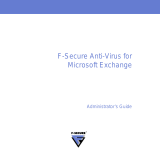 F-SECURE ANTI-VIRUS - FOR MICROSOFT EXCHANGE Administrator's Manual