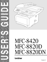 Brother MFC-8820D User manual