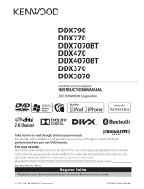 Kenwood DDX770 User manual