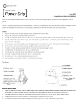 Promaster Battery Grip D5100 and D5200 Owner's manual