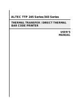 Altec TTP-245 Series User manual