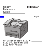 HP LaserJet 8150 Printer series Reference guide