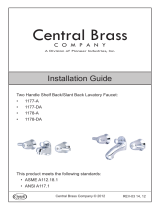 Central Brass 1177-DA Installation guide