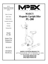 Marcy PL-200 User manual