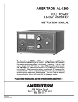 AMERITRON AL-1200 User manual
