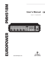 Behringer Europower PMH518M User manual