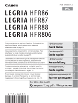 Canon LEGRIA HF R806 Owner's manual