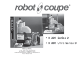 Robot-coupe R 301 Series D / R 301 Ultra Series D User manual
