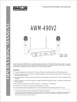Ahuja AWM-490V2 Operating instructions