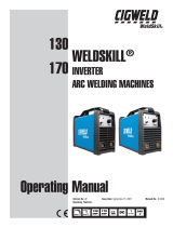 CIGWELD Weldskill 130 170 WELDSKILL® Inverter Arc Welding Machines User manual